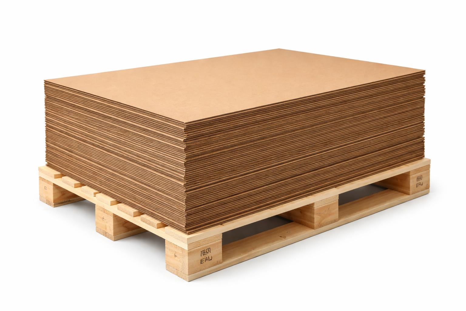 Paletten-Wellpapp Zuschnitt Karton Braun 1180 mm x 780 mm verschiedene Ausführungen (1-Wellig, 50 Stück)