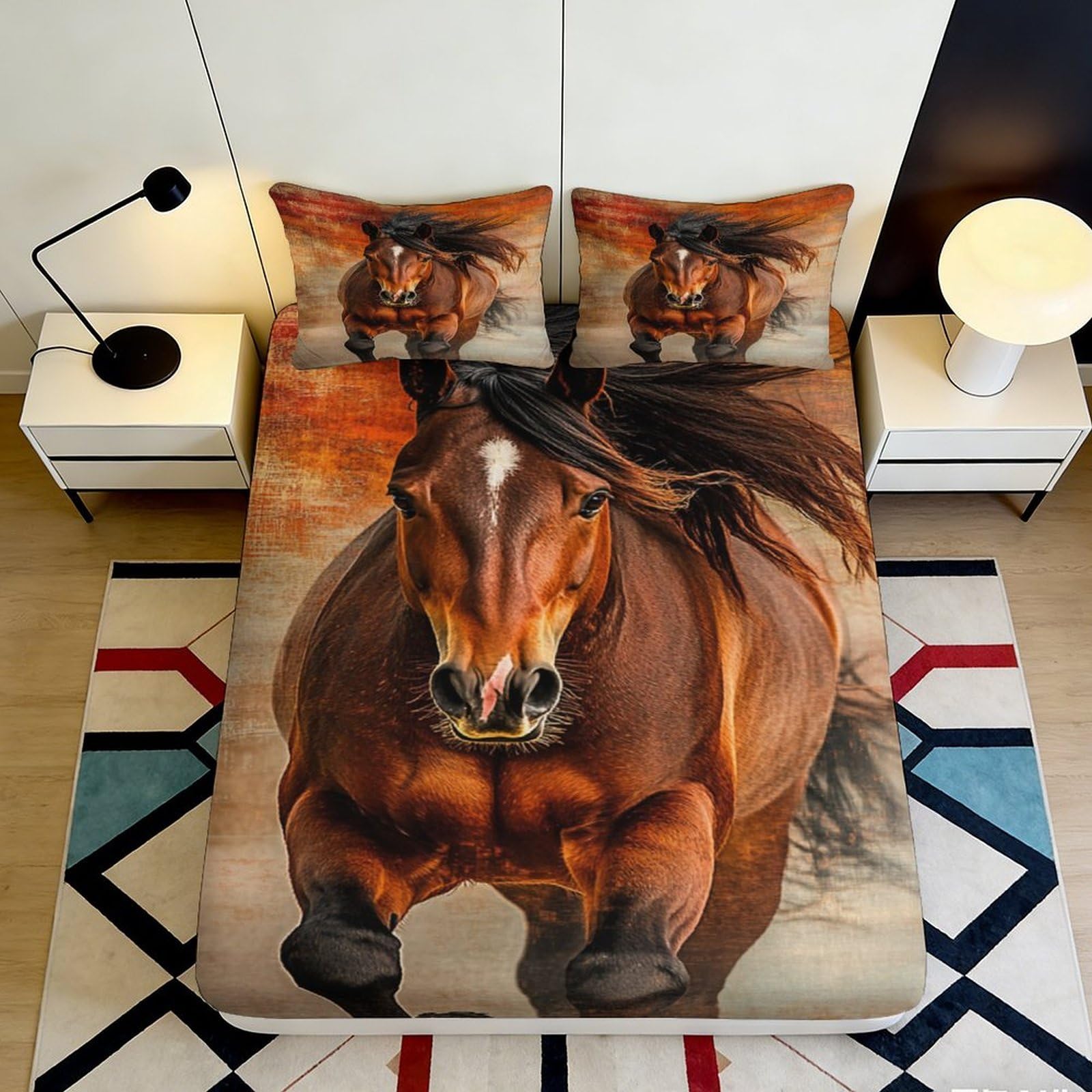 3D Printed Oriental Dragon Fitted Sheet Microfiber Deep Pocket Non-Slip Bedroom Bedding Dragon Mattress Fitted Cover Washable 90x200x25cm