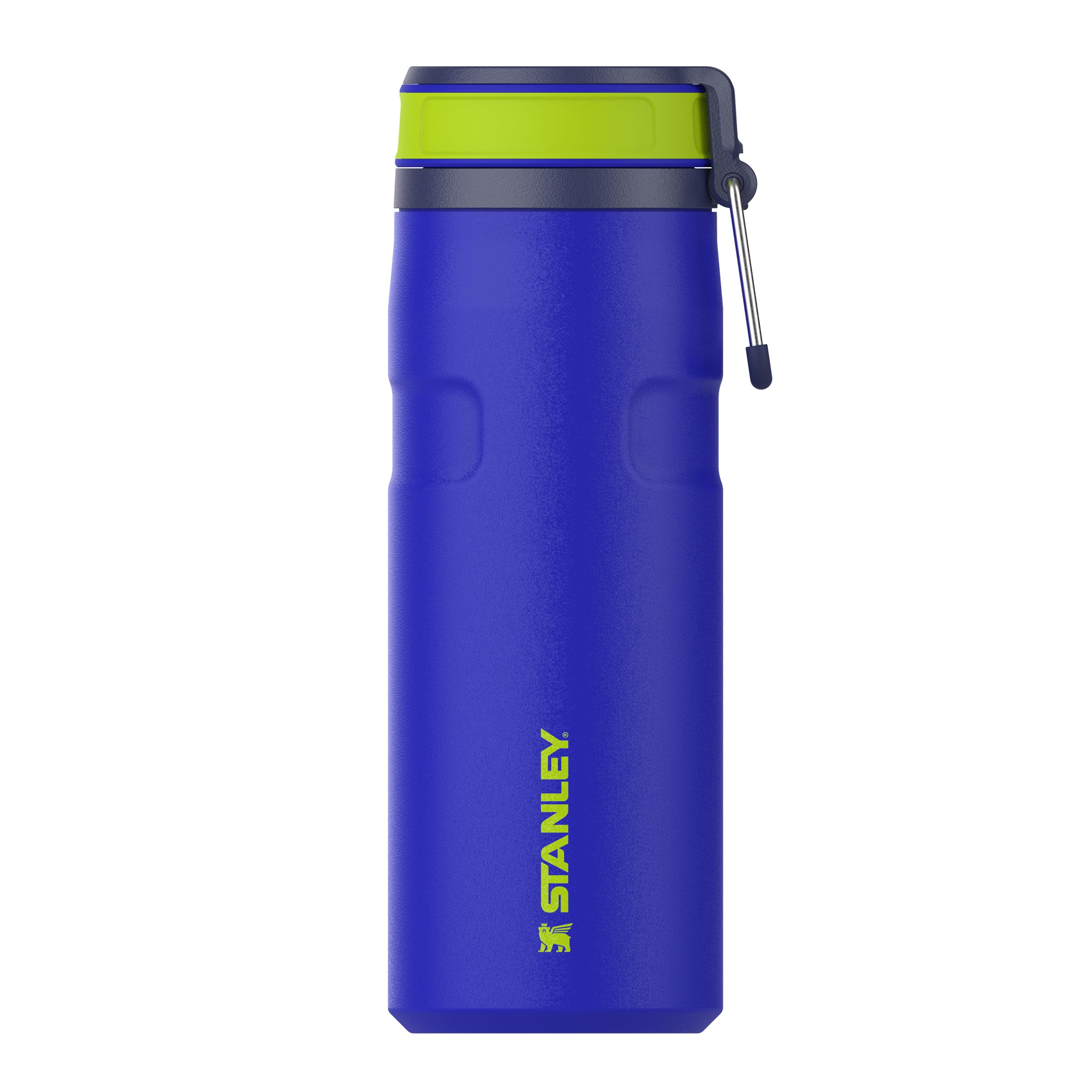 Stanley 1913 IceFlow Bottle Twist Flip 0.47L - Cold for 12 Hours - Iced for 3 Days - Dishwasher Safe - Recycled Stainless Steel - BPA Free - Double Wall Vacuum Insulation - Cobalt Chartreuse