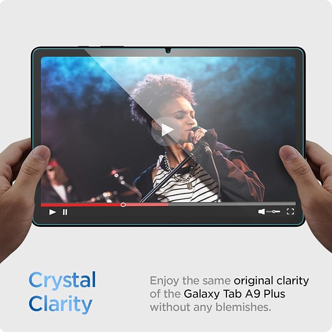 Protector de Pantalla Spigen Vidrio Templado para Galaxy Tab A11+/A9+ 11" miniatura 5