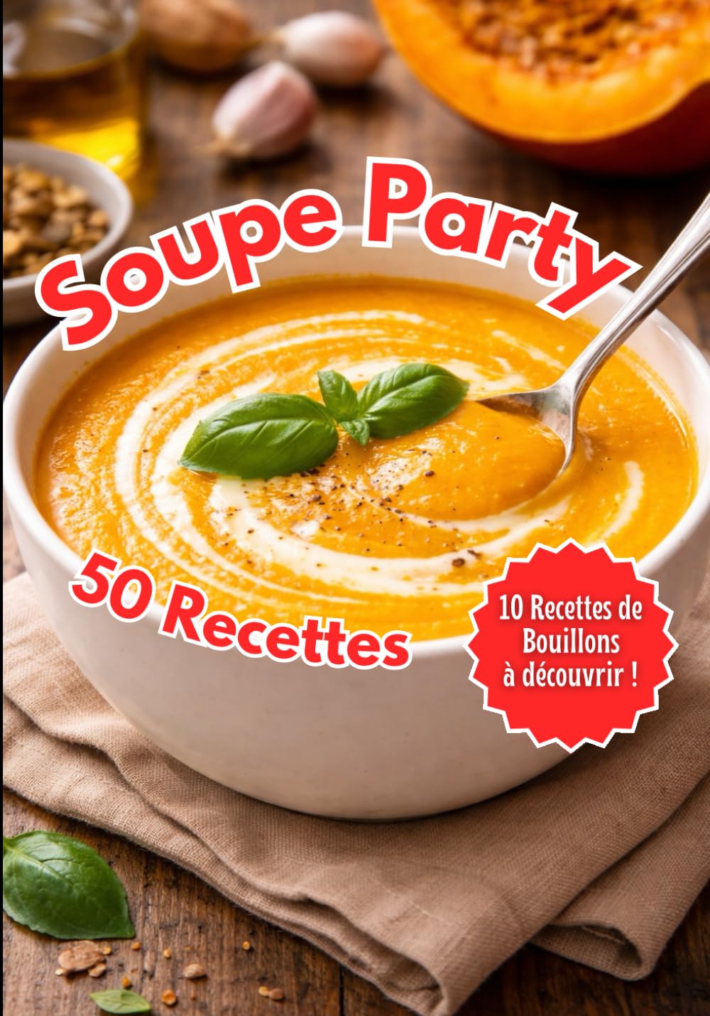 Soupe Party: 50 recettes de soupes, veloutés et bouillons simples, gourmands et réconfortants