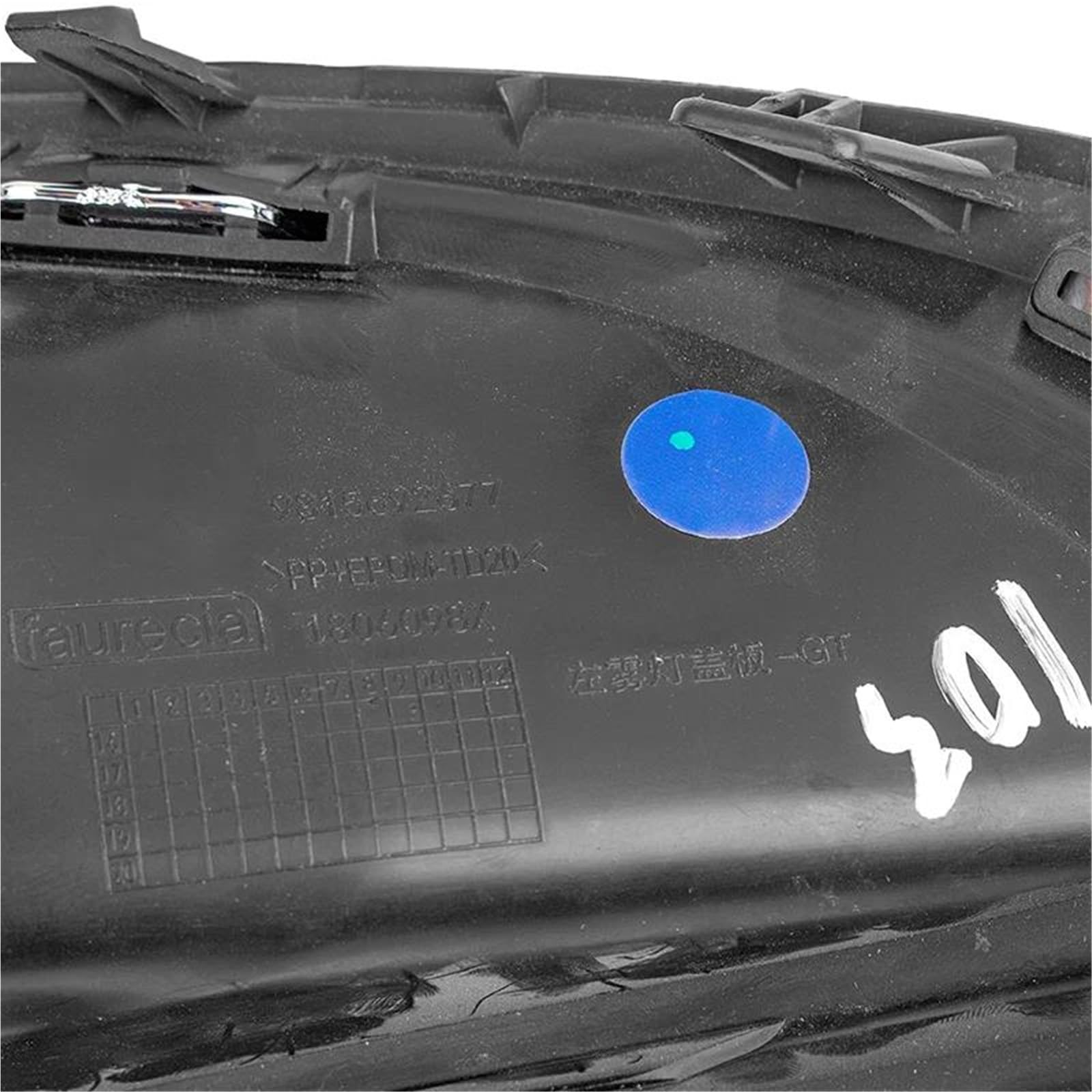 Coperchio lente Faro Per Peugeot 3008 5008 P84 2016 2017 2018 2019 Paraurti anteriore Copertura fendinebbia Coperchio alloggiamento Cornice rivestimento Cofano(Right side)
