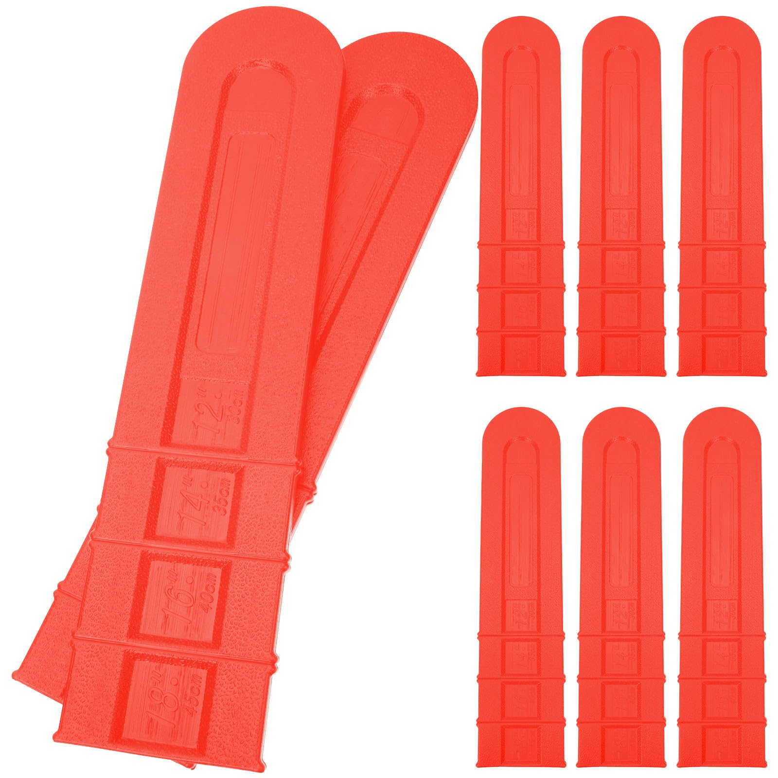 Housse de guide-chaîne en plastique rouge Homoyoyo pour ranger sans danger
