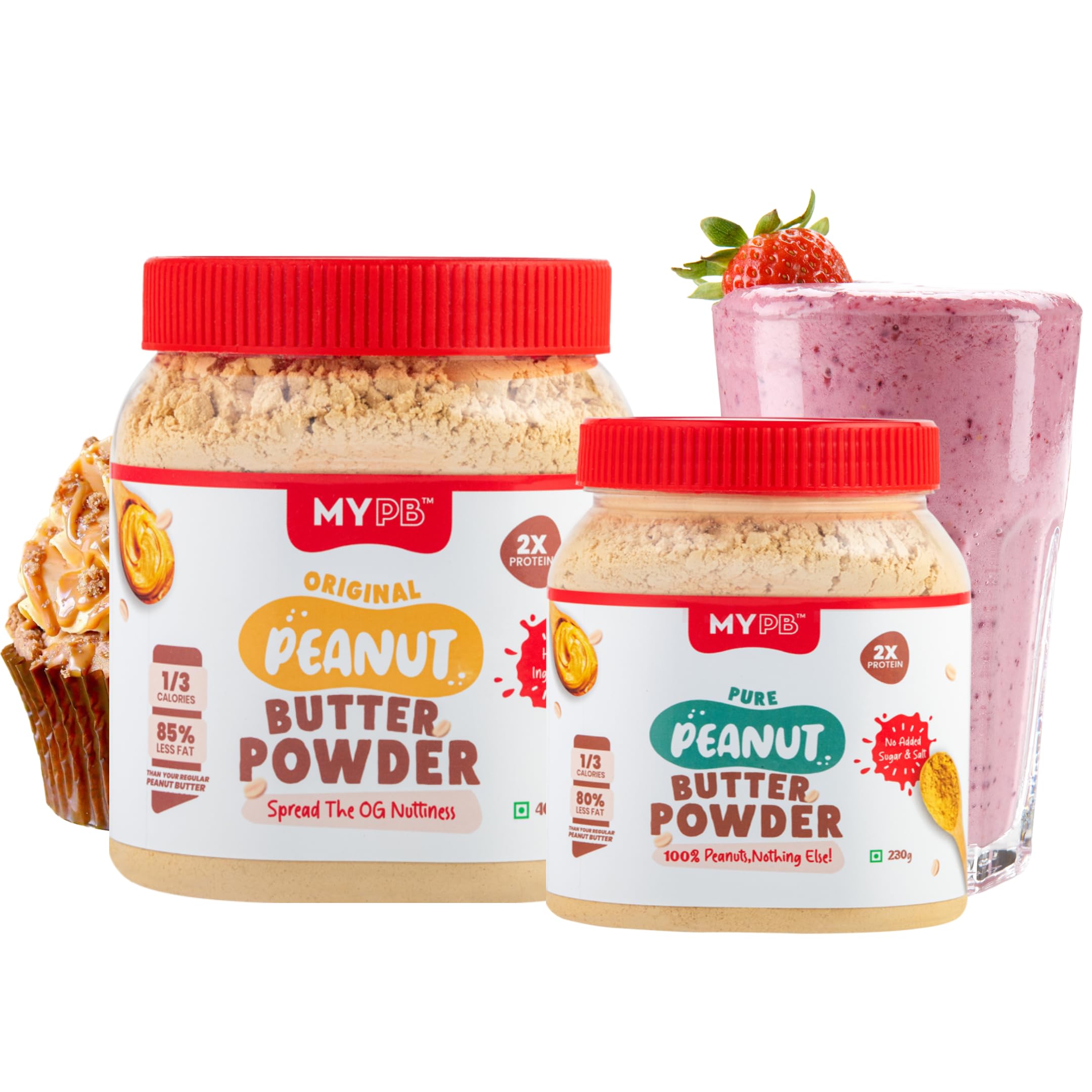 MYPB Peanut Butter Powder Original 400gm and Pure powdered Low Calorie Peanut Butter 230gm Combo pack (B0DBQNCHZY) Amazon Price History, Amazon Price Tracker