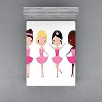 Vista 29 de Ambesonne - Sábana bajera ajustable multicolor, en colores y tres tamaños Azul y gris