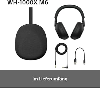 SONY WH-1000XM6ブラック Sony WH-1000XM6 Over Ear Bluetooth Kopfhörer