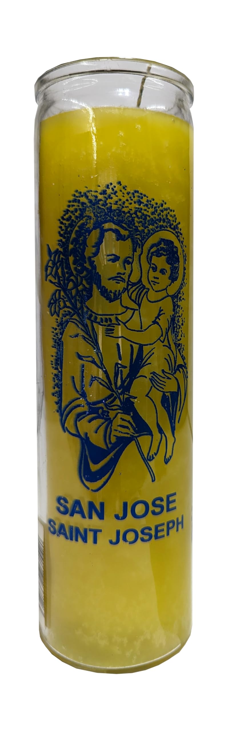 Generic Saint Joseph (San Jose) Yellow Devotional Candle