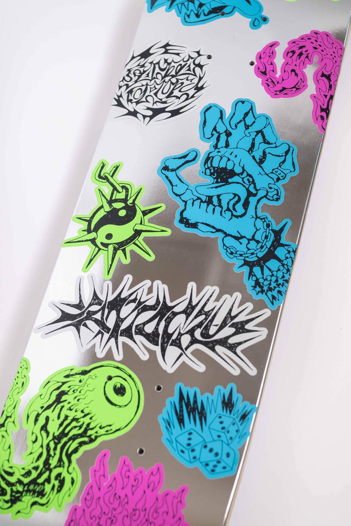 Santa Cruz Scribble Flash FeelBase - Tablas de skate (20,32 x 77,47 cm)