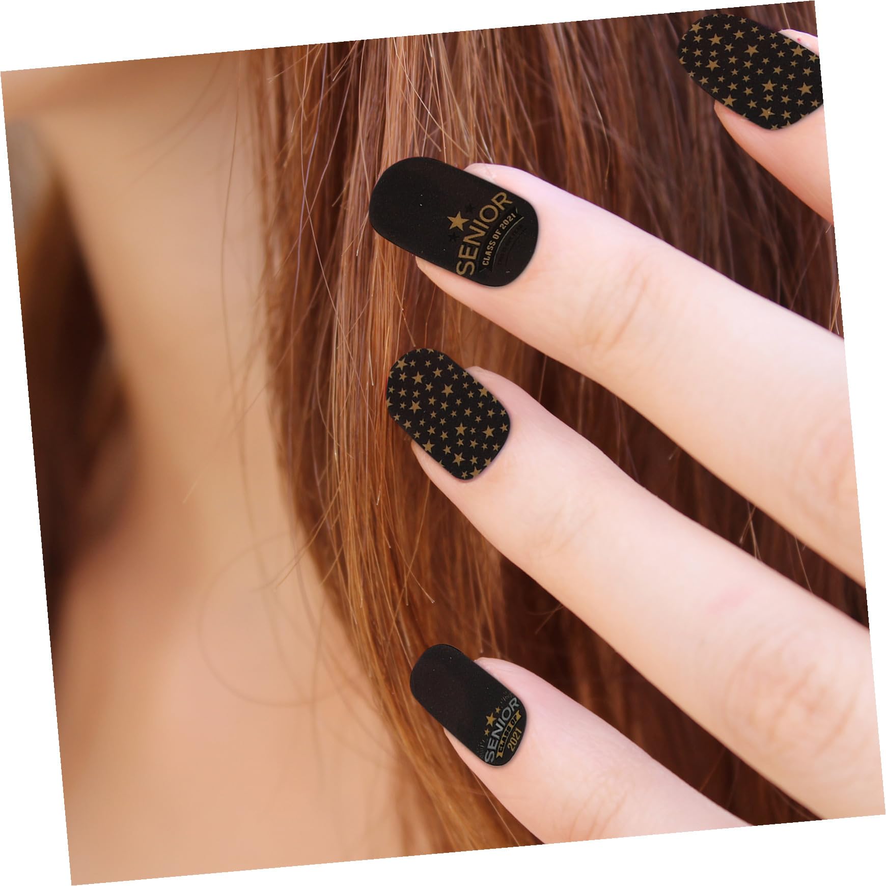 VALICLUD 3 Set Adesivi Per Unghie Francese Adesivi Per Chiodi Decorazioni Per Unghie Per Nail Art Toppe Per Unghie A Tema Laurea Decalcomanie Per Unghie A Tema Laurea Adesivo 16 Fogli*3