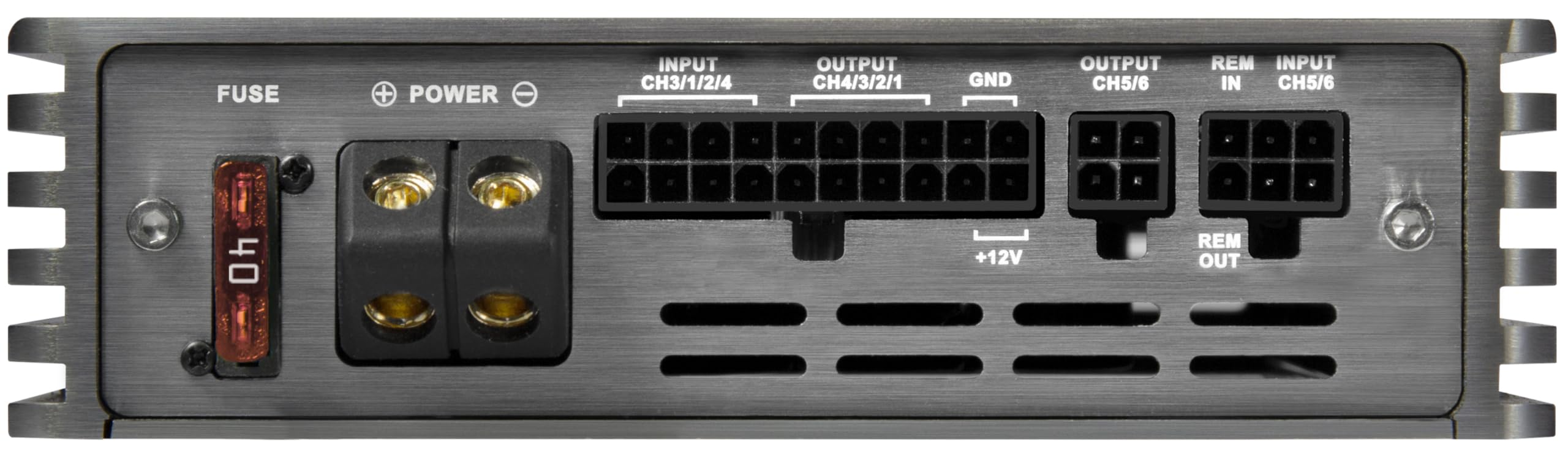 MUSWAY M6v4-512K - Amplificatore digitale a 6 canali con DSP a 8 canali con cablaggio a fasci ISO 2,5 m