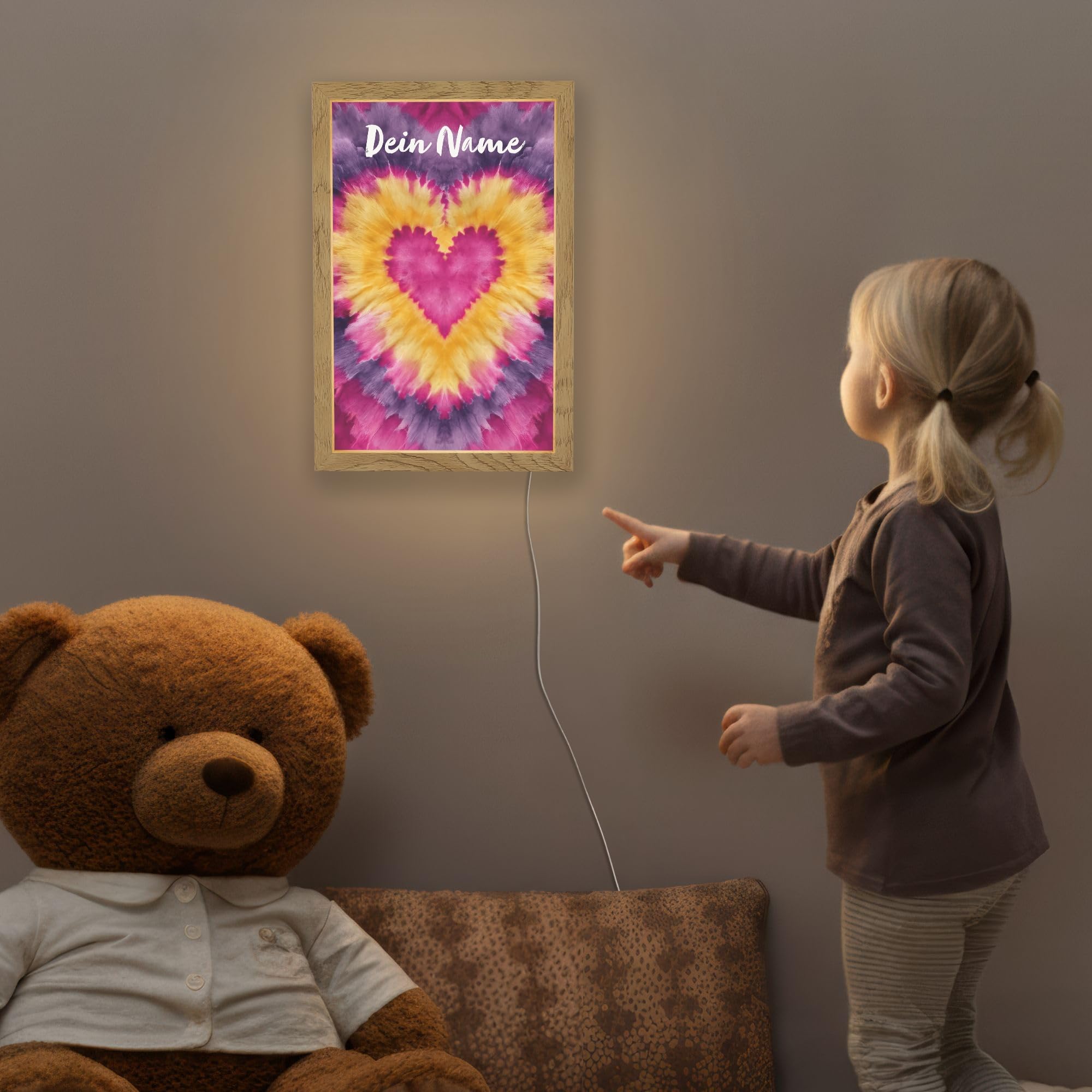 Kinder Nachtlicht Mit Name Tischlampe Kinderzimmer Kids Night
