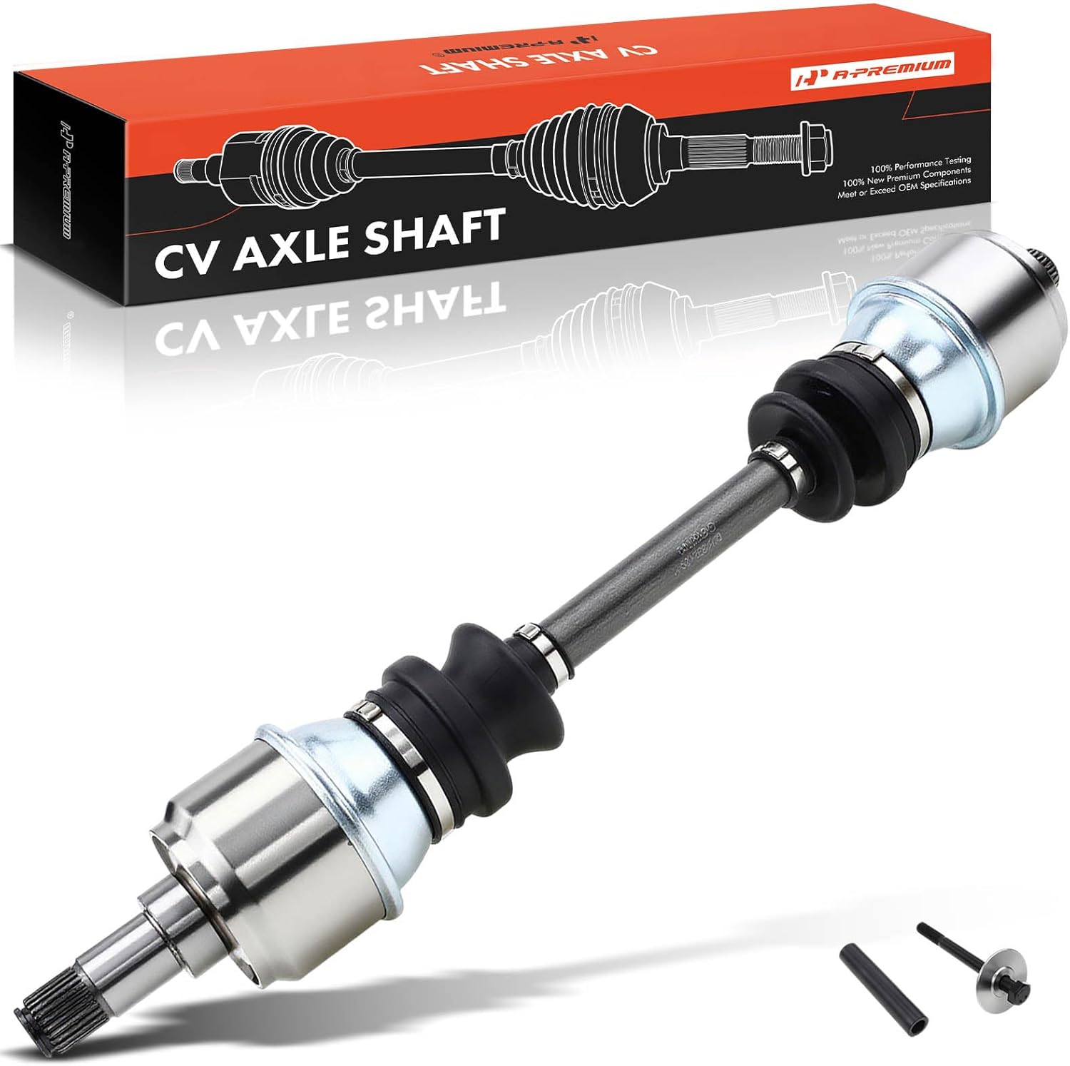 A-Premium CV Axle Shaft Assembly - Compatible with Mercedes-Benz 250 1968-1972, 280 1973-1976, 280CE 1978-1981, 380SE 1984-1985, 450SE 1975-1976 - Rear Driver or Passenger Side, Replace# 1233500410