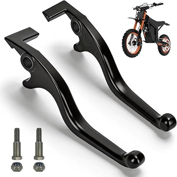 Brake Lever for Yozma in 10 Pro Tuttio Soleil01 Electric Dirt Bike | Aluminum Adjustable, Left and Right Brake Handle Lever for Yzma In10 Ebike, Tutto Tutti Valentus EM5 Electric Bike Motorcycle