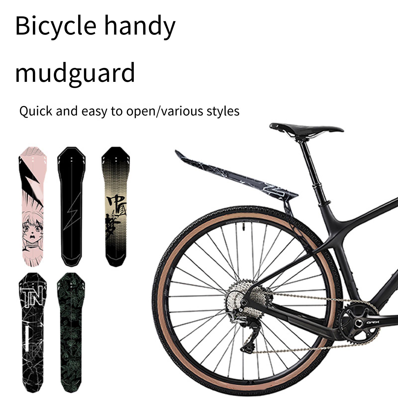 Shurhome Splashes Proof Bicycles Mudguards High Strengths Bike Mudflaps Cycling Mudguard for City Cycling