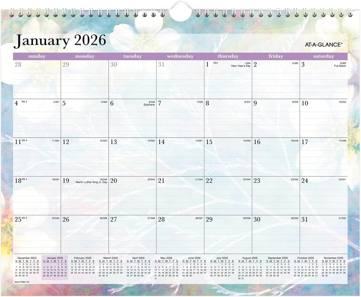 Dream Girls 2026 Square Wall Calendar - View #6