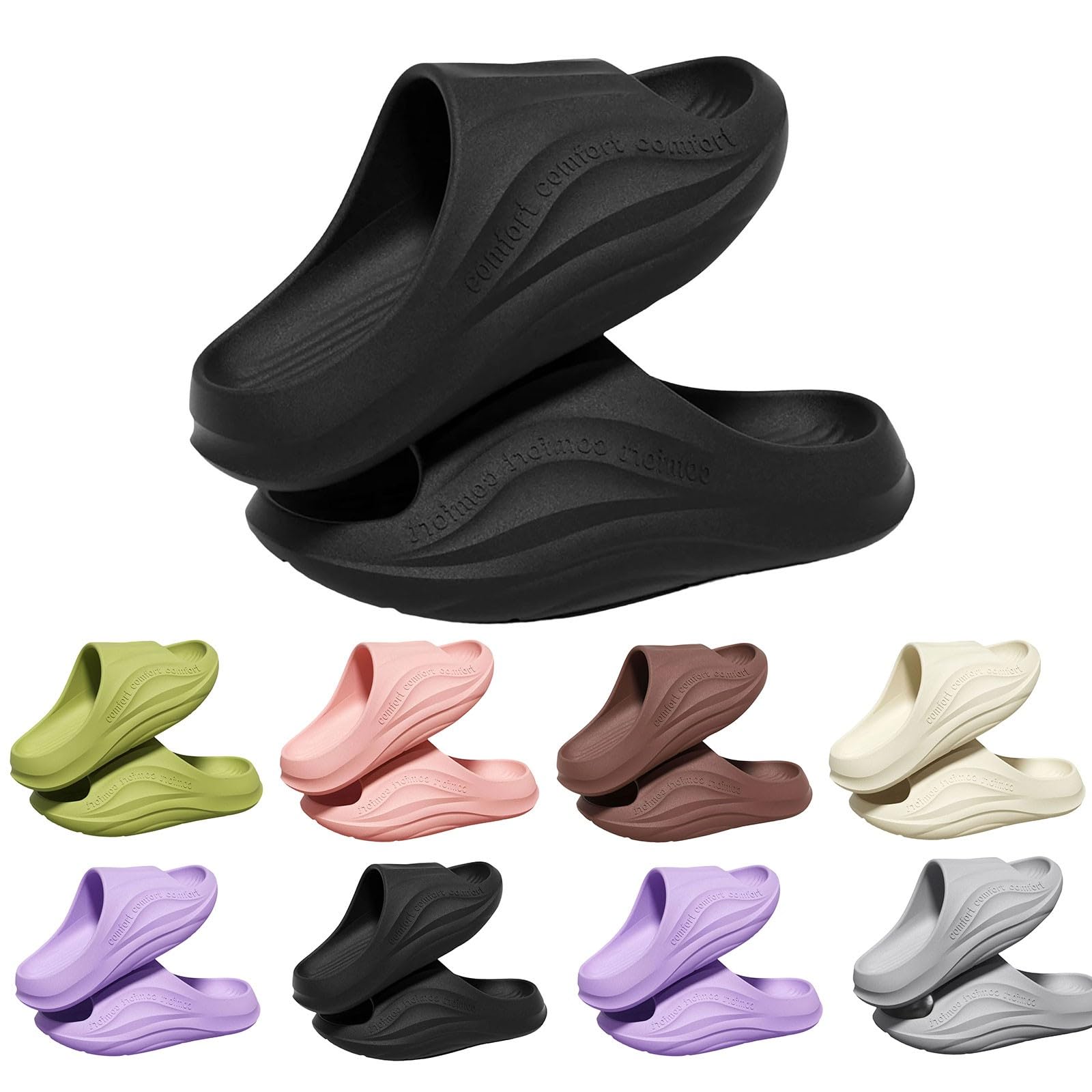 Pantuflas Platform Mujer Verano - Chanclas Antideslizantes para Casa