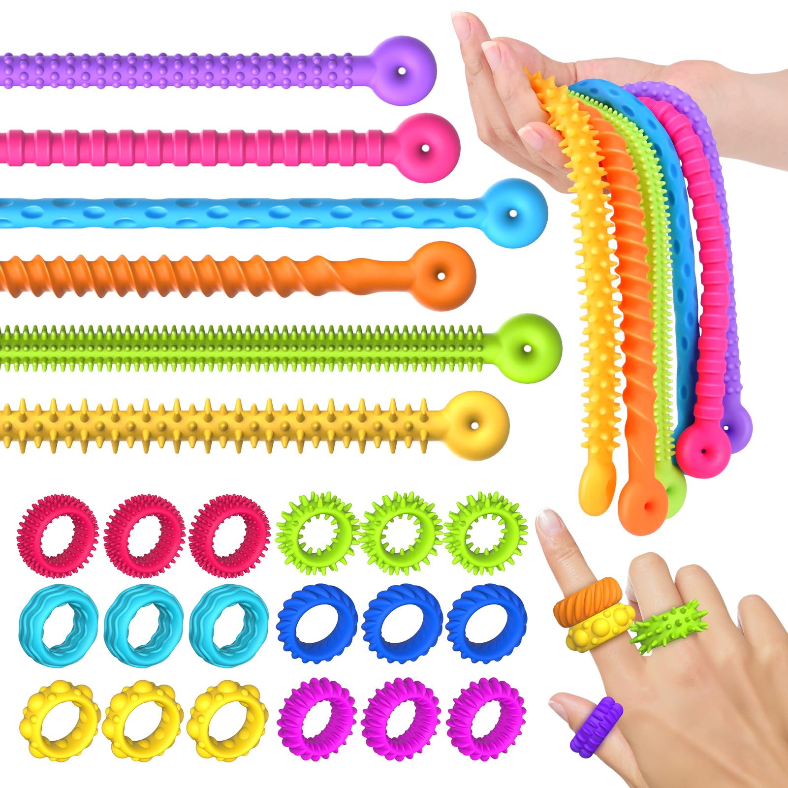 Amazon.com: Fidget Toys for Kids, Teens, and Adults: 18 pcs Sensory ...