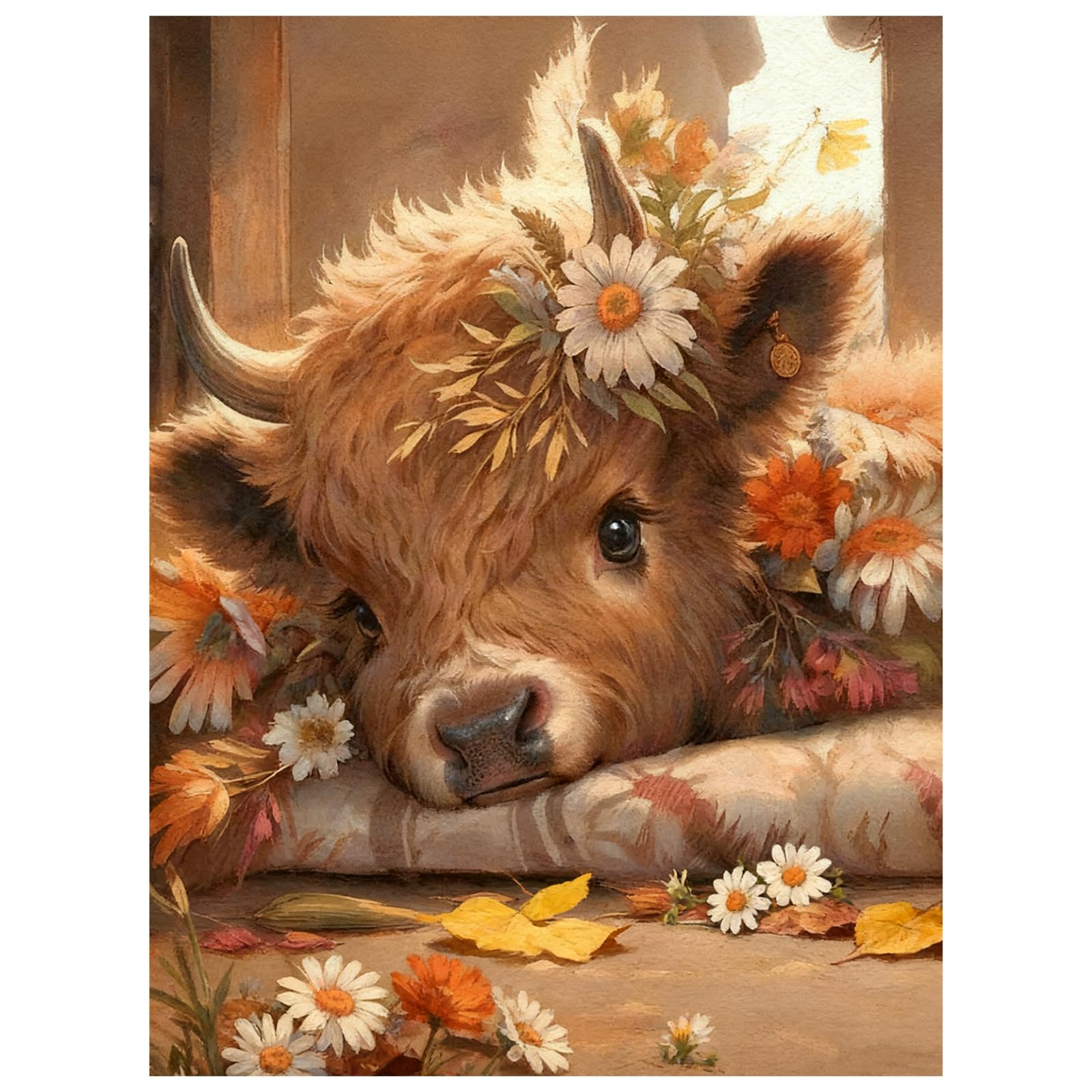 Qiukoo Diamond Painting Erwachsene 30x40 Tier – DIY Diamond Painting Kits für Erwachsene zum Basteln