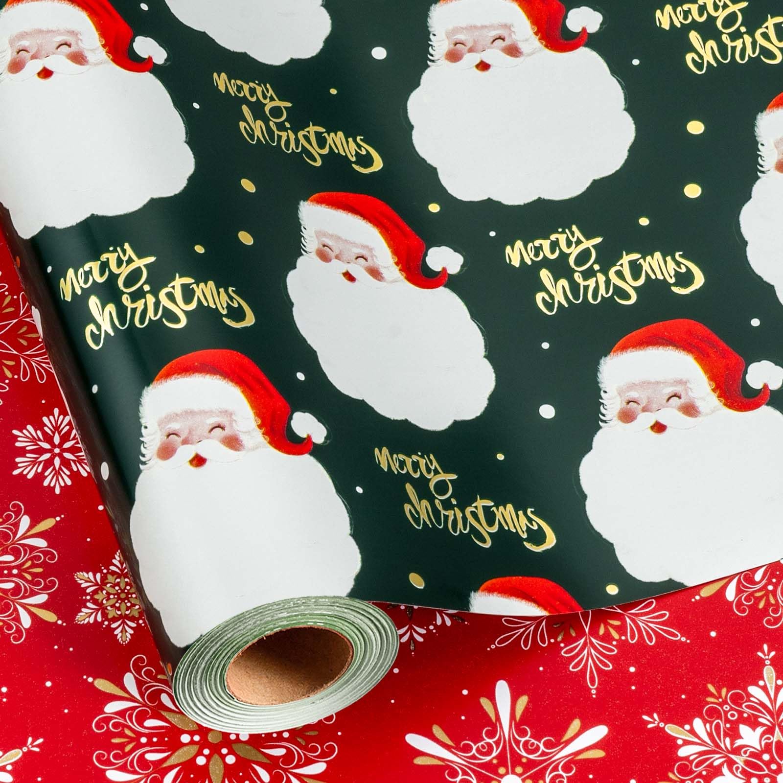 MAYPLUSS 17 Inch X 33 Feet Christmas Wrapping Paper โ image 1