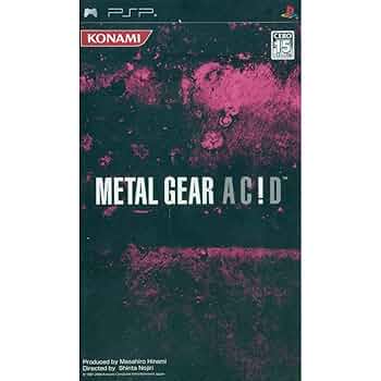 モンスターハンター　ポータブル　3rd　Ｘ　4　メタルギアアシッド　PSP  々 METAL GEAR SOLID PEACE WALKER OFFICIAL WEBSITE