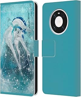 Head Case Designs sous Licence Officielle Simone Gatterwe Flacons De Neige Pégase Et Licornes Coque en Cuir à Portefeuille Compatible avec Huawei Mate 40 5G