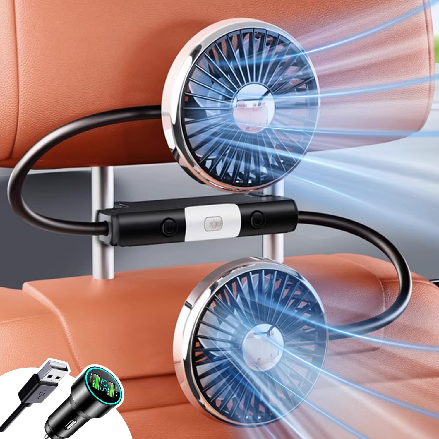 しげちゃん　運転席側　4連ファン　ルーバー付 Amazon.co.jp: SMARTABL 2026新型 車載扇風機 車載ファン シガー