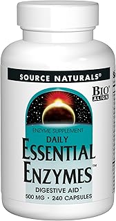 Sponsored Ad - Source Naturals Essential Enzymes 500mg Bio-Aligned Multiple Enzyme Supplement Herbal Defense for Digestio...