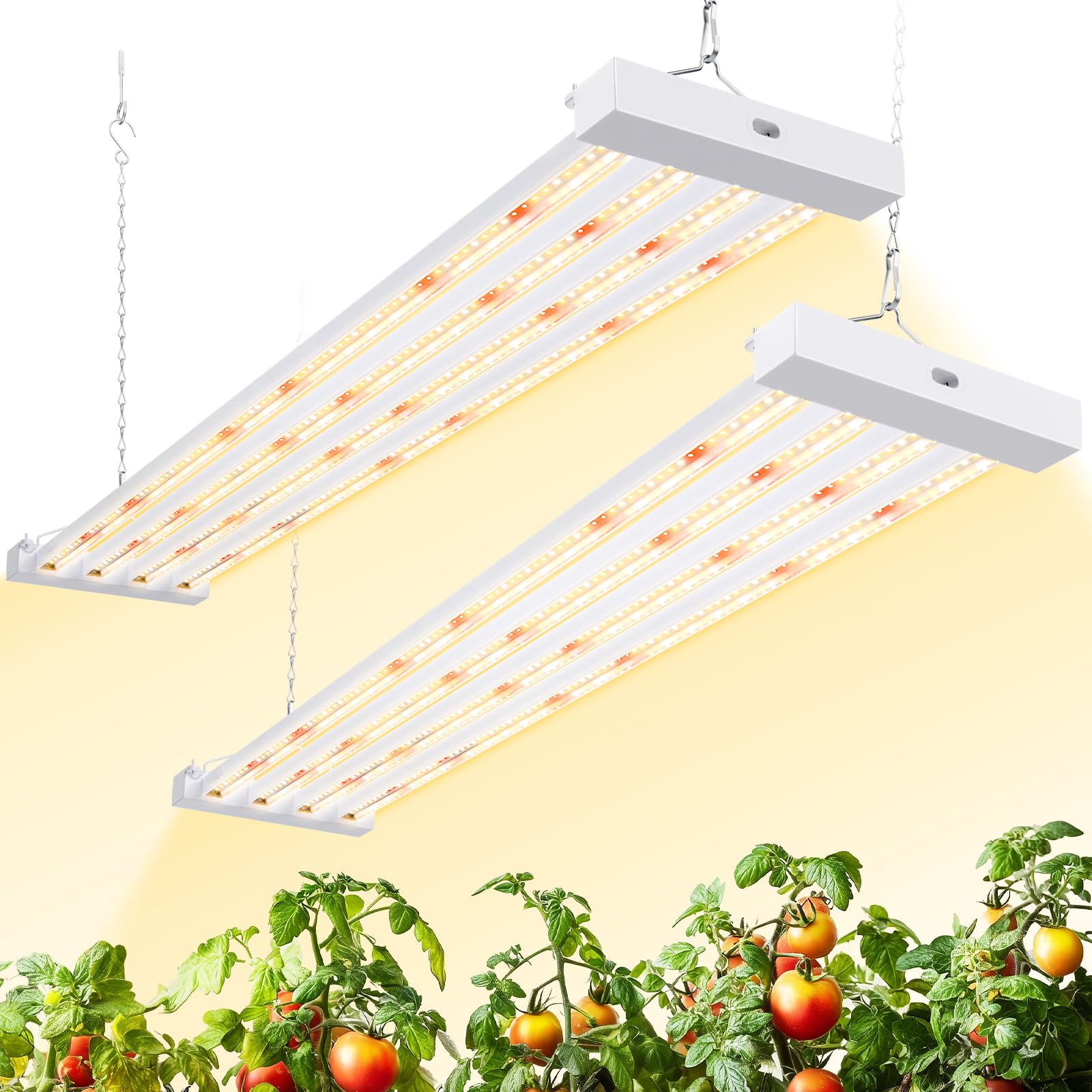 Barrina TX-L63 88cm Pflanzenlampe Vollspektrum, 128W (2 x 63W) Grow Light