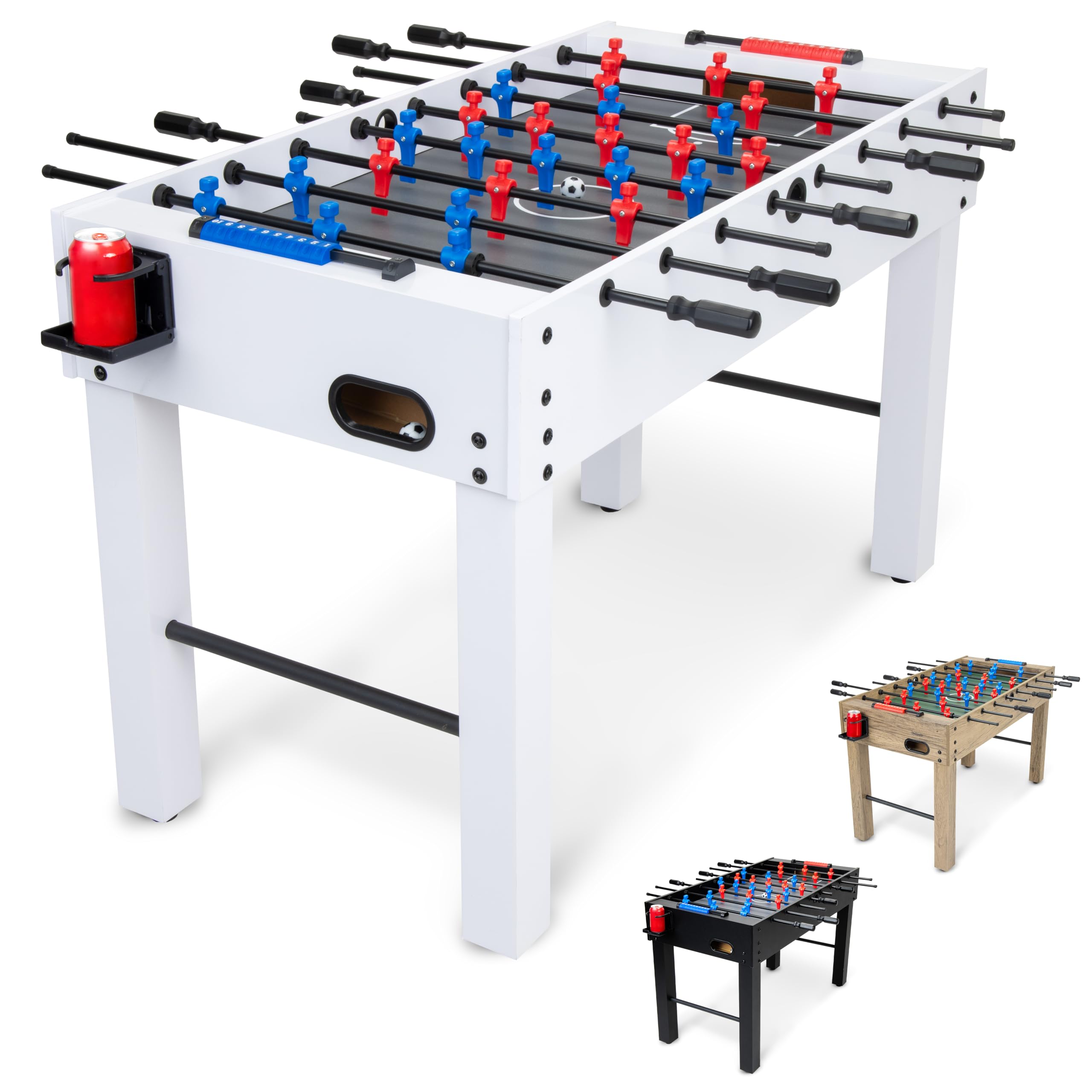 GoSports 48 Inch Foosball Table for Home, Office or Game Room – Choose Color