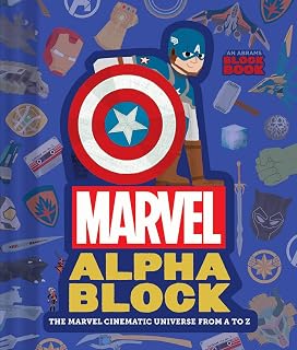 Marvel Alphablock: MCU from A to Z - Abrams Block Book with Die-Cut Pages & 50+ Heroes for Kids