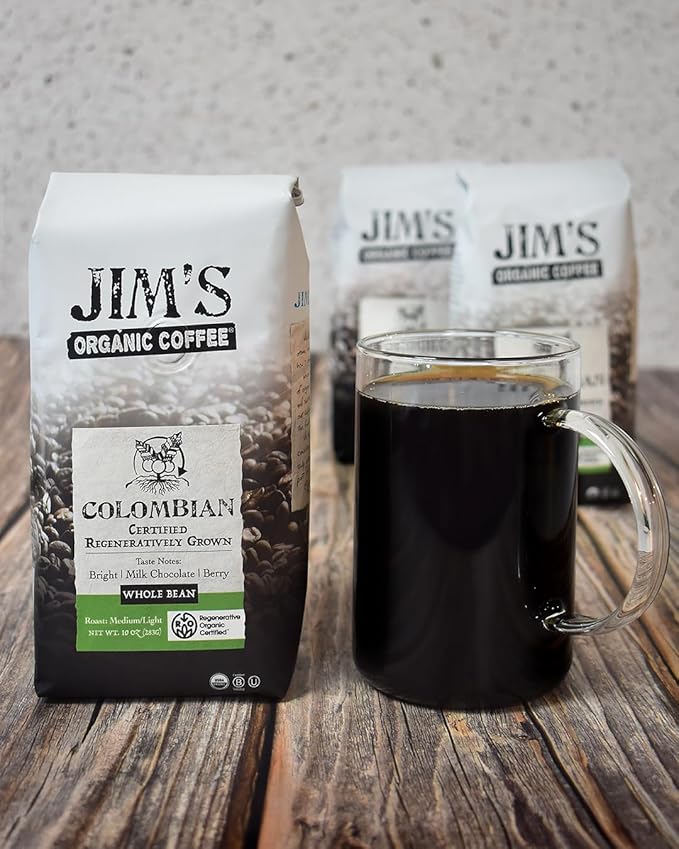 Jim’s Organic Coffee – Café Colombiano Certificado Orgánico Regenerativo miniatura 3