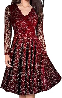 فستان نسائى دانتيل مبطن