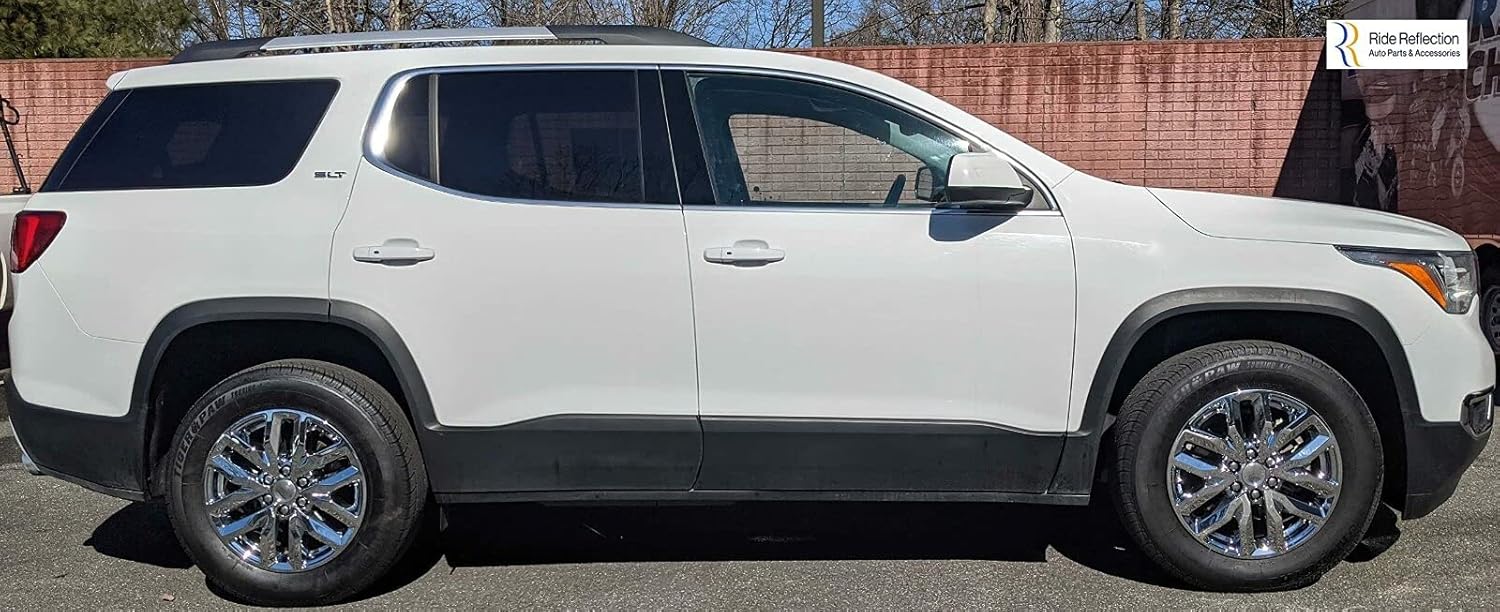 Chrome Wheel Covers Fit 2017-2019 GMC Acadia SLE, SLT