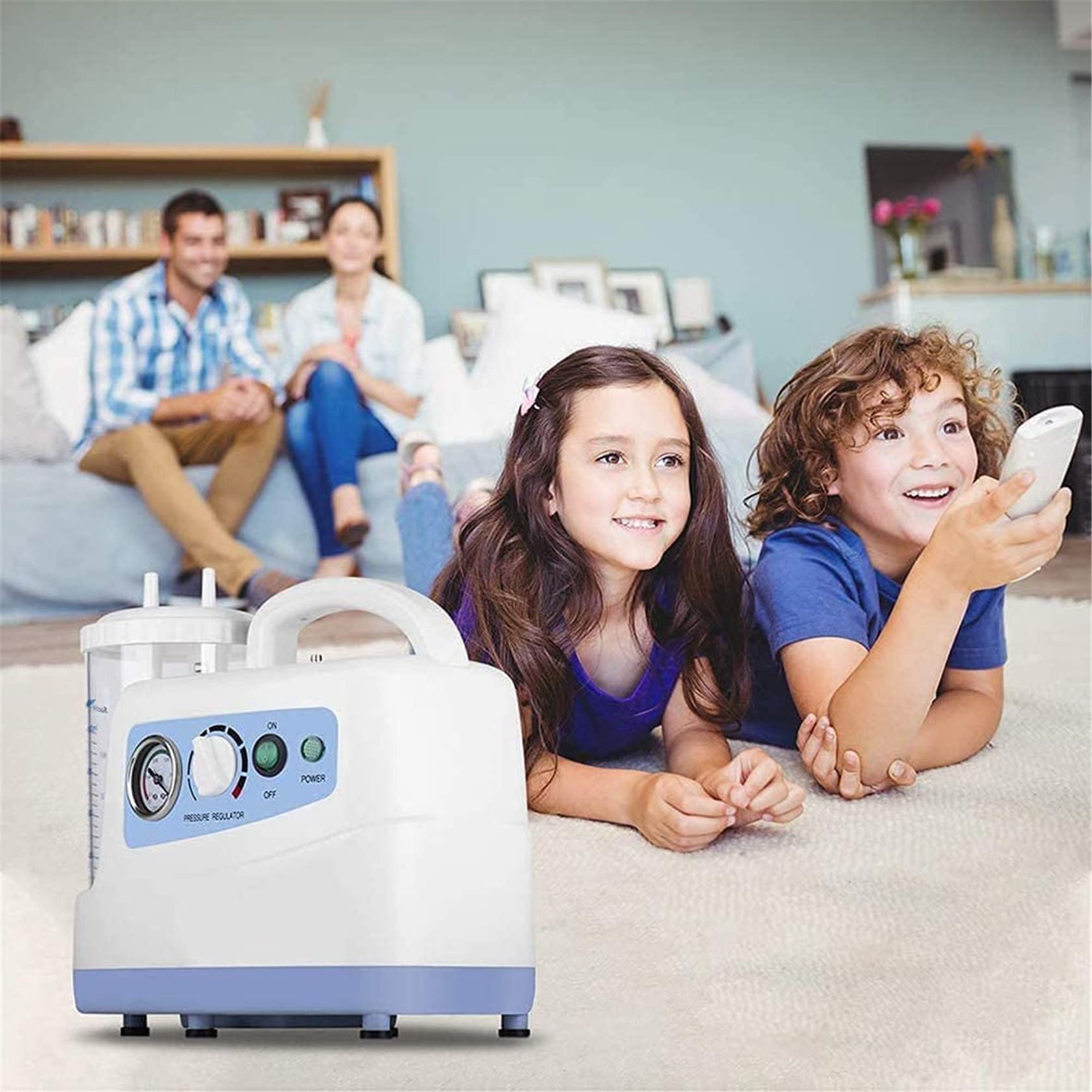 Aspiratrice automatica per flemma, 1000 ml, per anziani e bambini, contenitore portatile per secrezione di muco, dispositivo medico domestico
