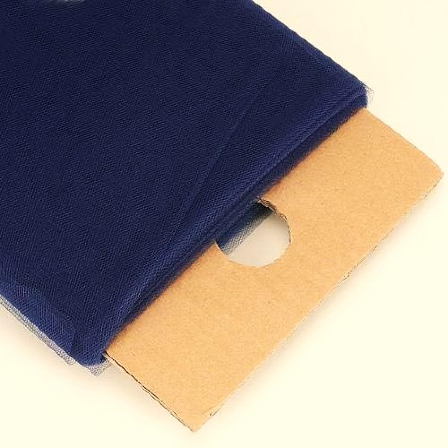 Perfectmaze 54" (Inch) 40 Yards Tulle Bolt For Wedding Party Decoration 20 Colors+ (Navy Blue)