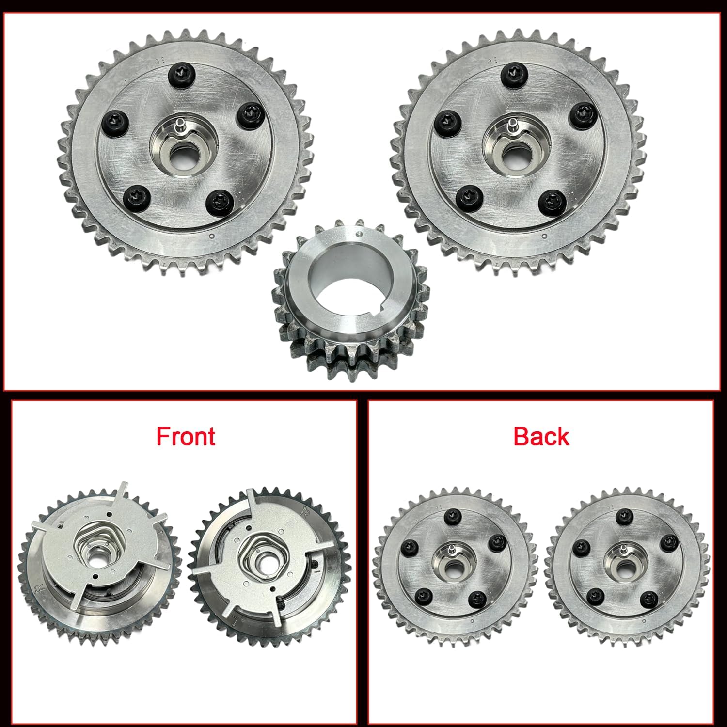 5.4L Timing Chain Kit w/Cam Phaser Compatible with Ford F150 F250 F350 Expedition, Lincoln Navigator Mark 2004-2014 Replace 3R2Z-6A257-DA 9-0391SB F6TZ6268AA