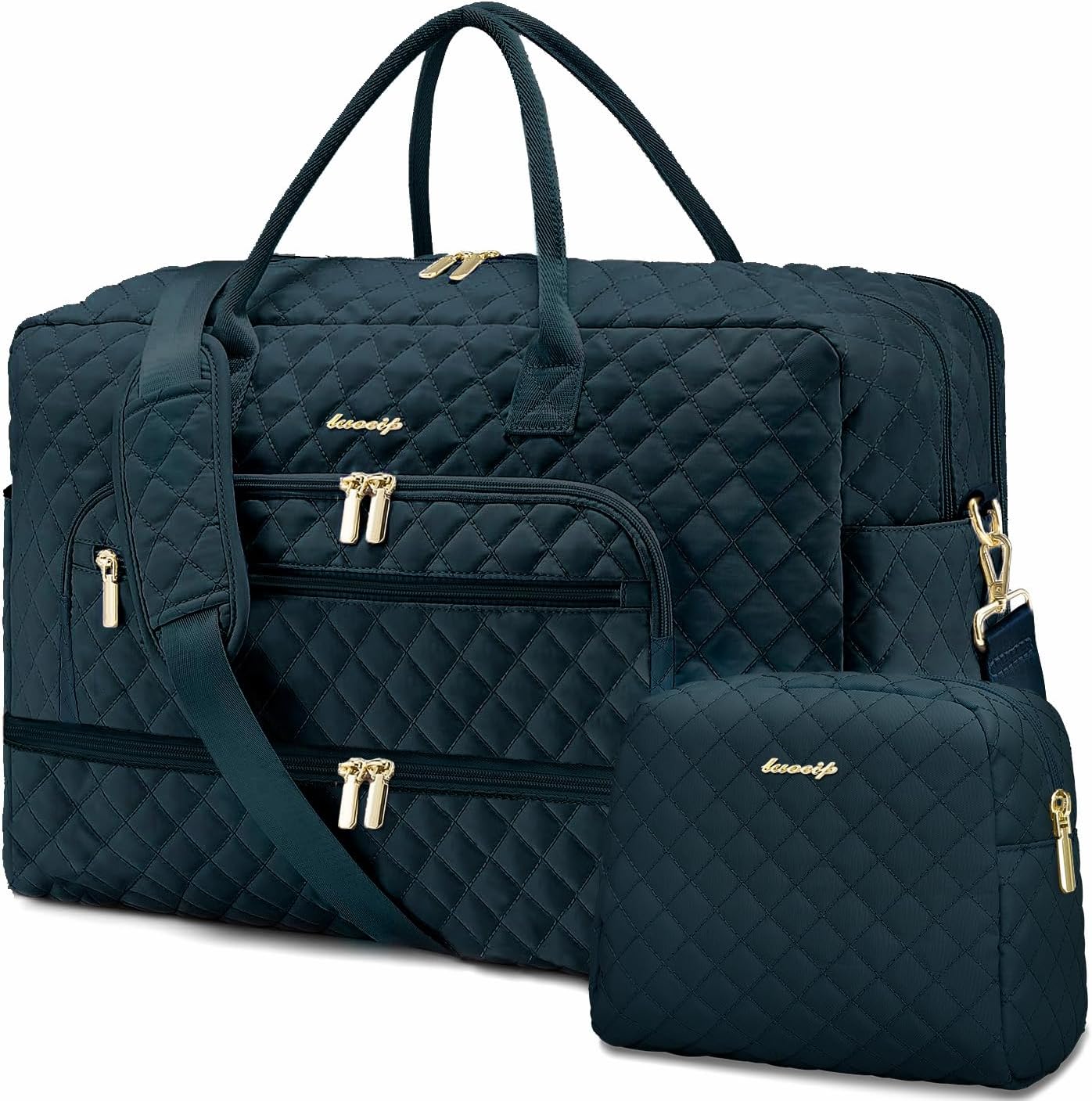 Travel Duffel Bags for Women with Shoe Compartment