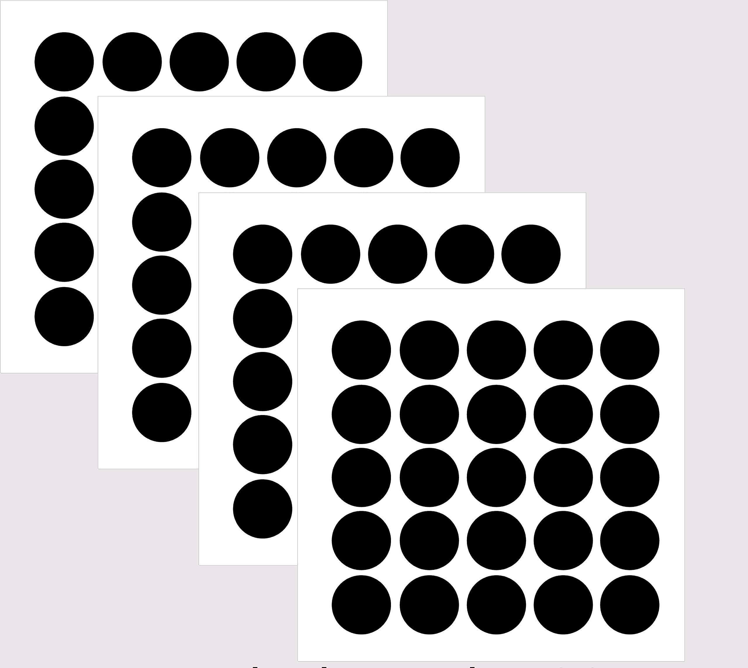 Black Wall Stickers Polka Dots +"1 Inch 100pcs" +"Easy to Peel Easy to Stick" +"Safe on Walls & Paint" + Metallic Vinyl Round Circle Polka Dot Stickers by BUGYBAGY (Matte Black, 1 Inch)