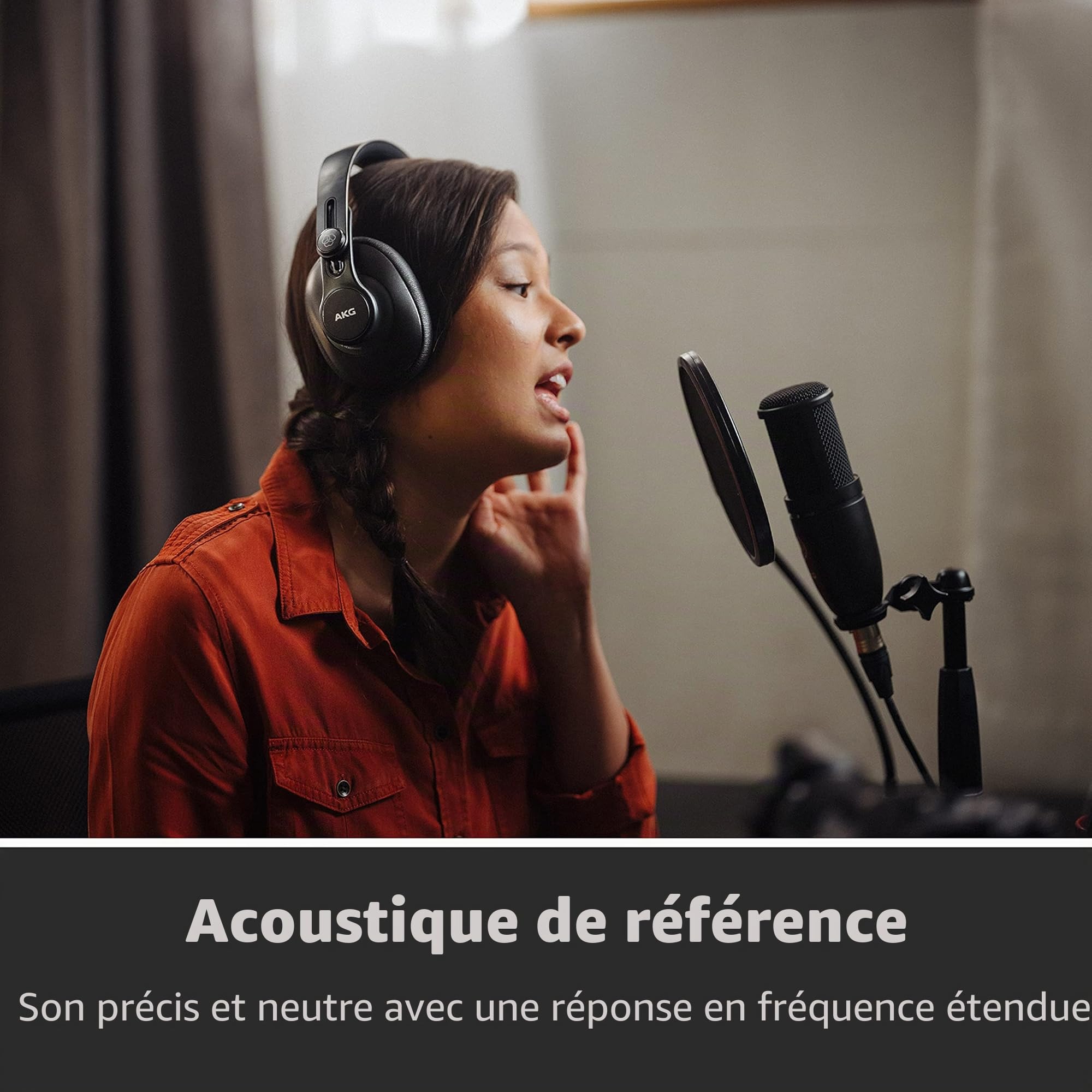 AKG K371 Casque de studio fermé circum-aural pliant