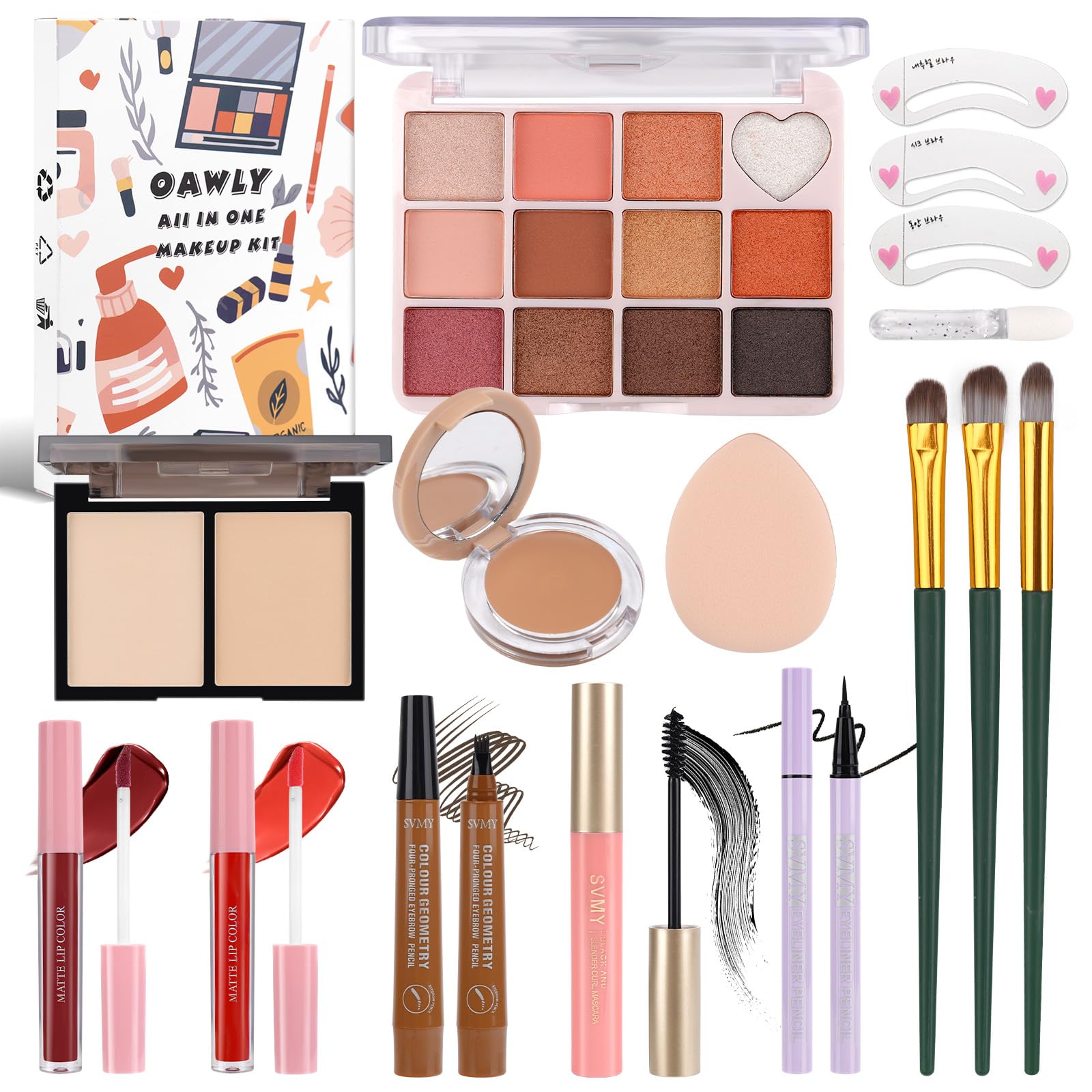All In One Makeup Kit for Teen Girls Beginners Complete Starter Gift Set