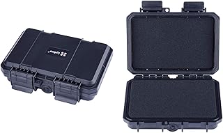 HC-1410 Mini Hard Case Dry box with Foam Insert, Interior Size 14x9x3.8 cm, IP66 Splash-proof