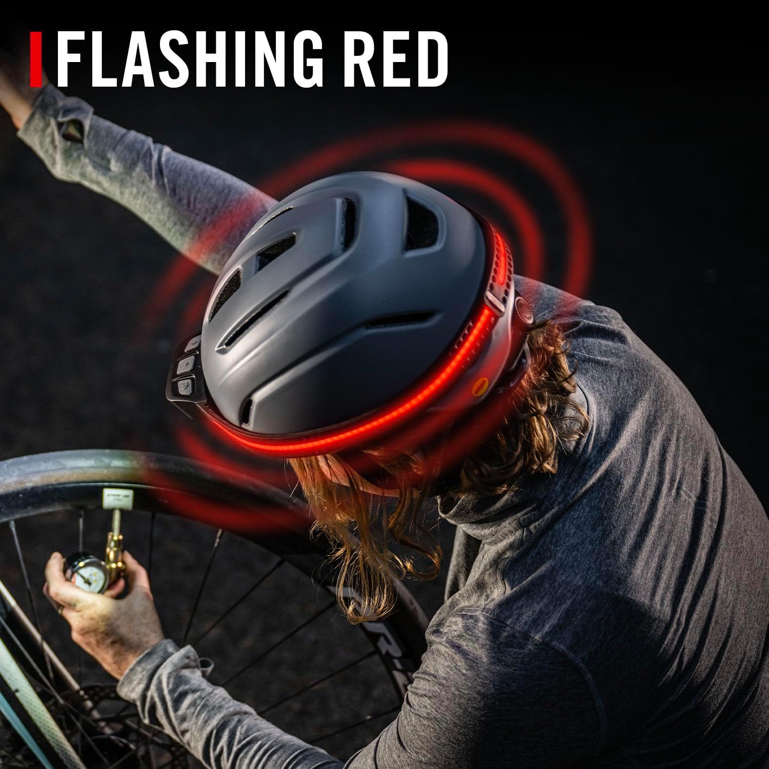 Coast LHS500R 500 Lumen Waterproof Rechargeable LED Headlamp, 360-Degree Safety Lighting, Silicone Head Strap, Four Light Modes, Memory Mode