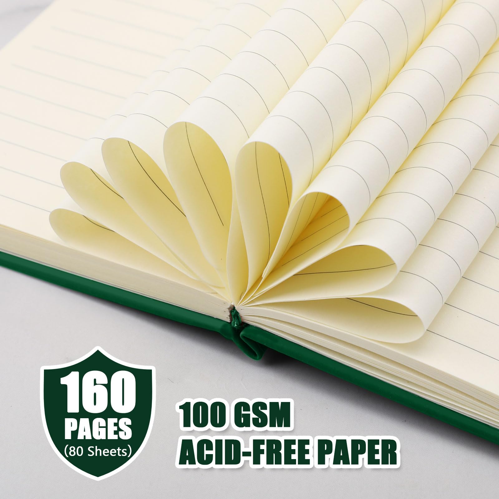 Laumoi Paquete de 40 cuadernos de bolsillo, tamaño A6, mini diario de tapa dura, cuadernos forrados de piel sintética de 3.5 x 5.5 pulgadas, bloc de notas pequeño con rayas universitarias con soporte