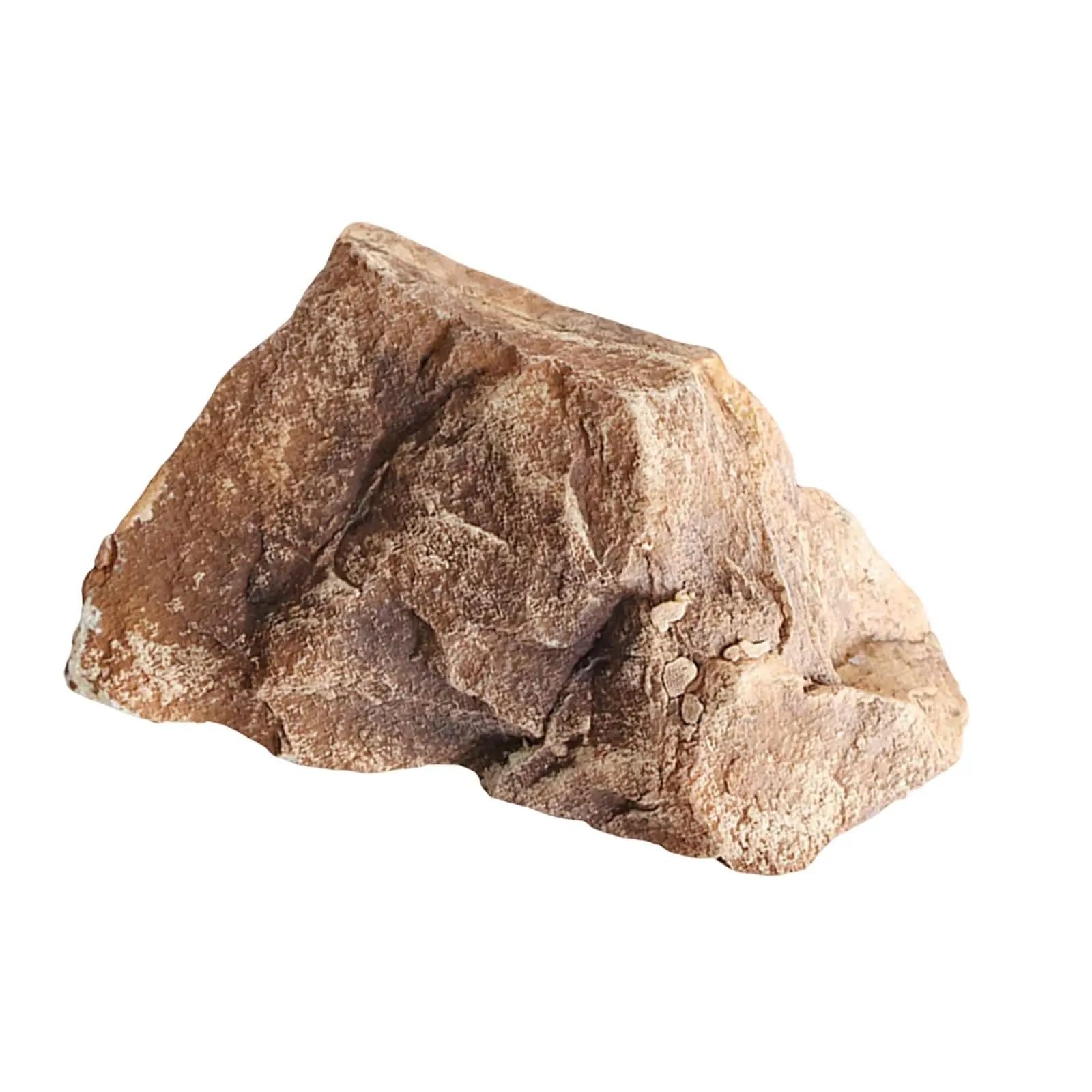 SPPEOUKJ Artificial Rock Ornament Versatile Sandstone Landscape Texture For Homes Backyard Decorating Commercial(Yellow)