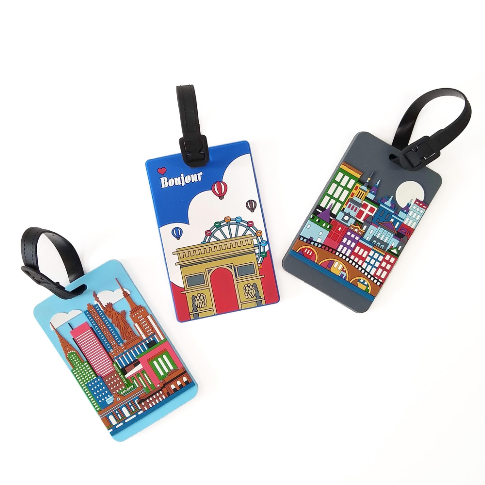 Vanguard Name Tag, Luggage Tag, Suitcase, Baggage, Soft PVC Rubber