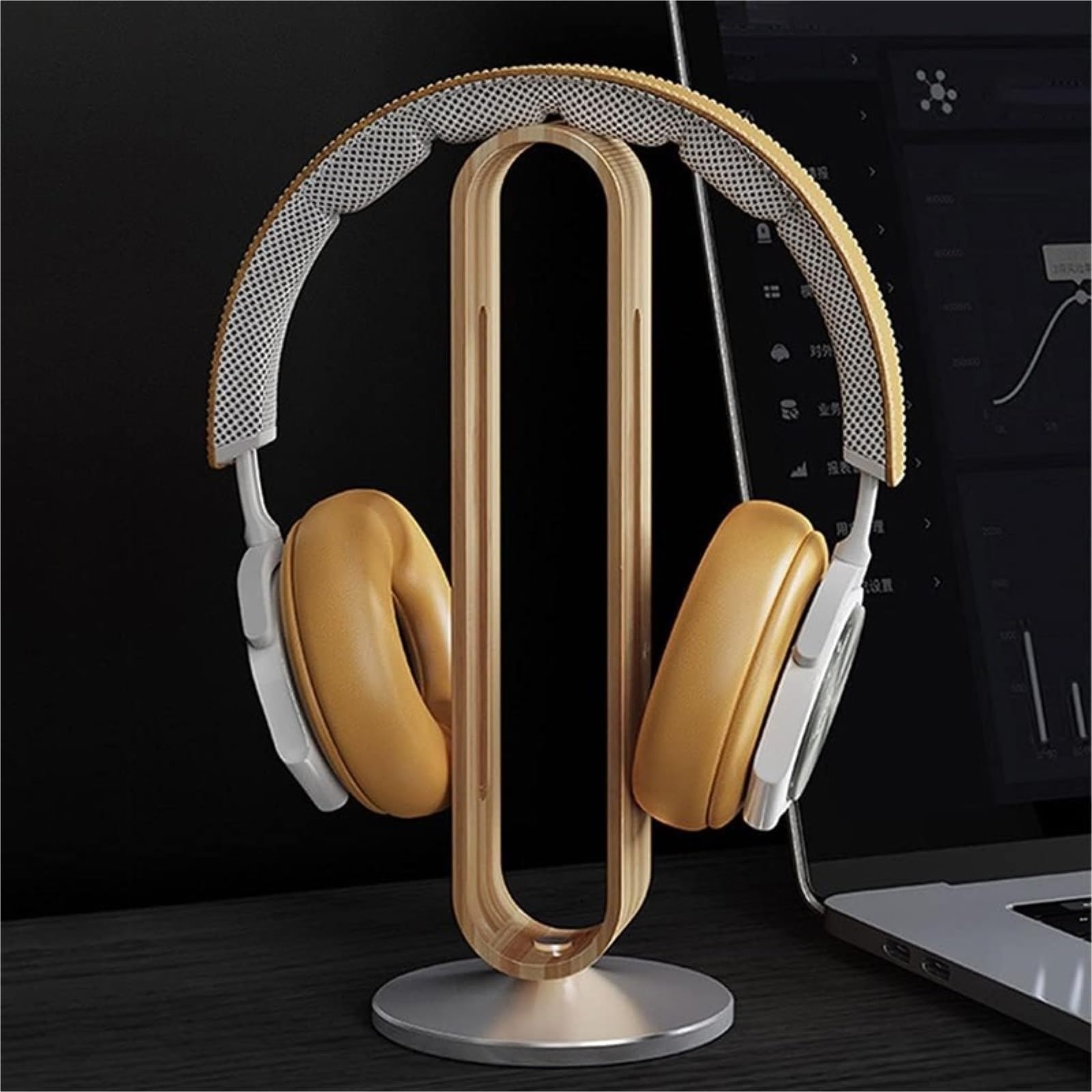 Soporte para Auriculares Soporte Vertical De Madera para Auriculares De Escritorio, Accesorios De Mesa De Juego, Colgador De Auriculares Soporte Auriculares