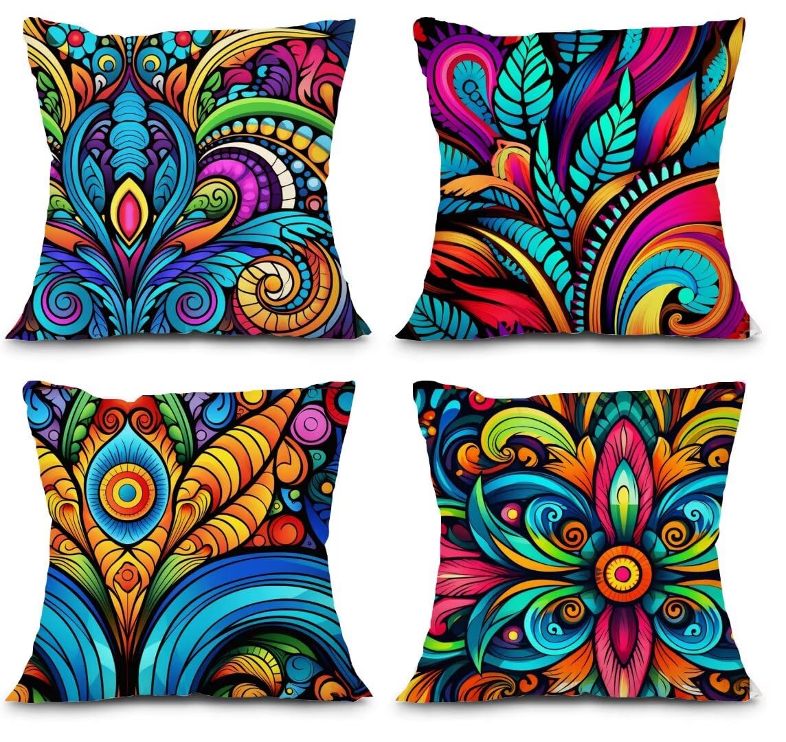 Housse de coussin 40x40 imperméable avec fermeture éclair