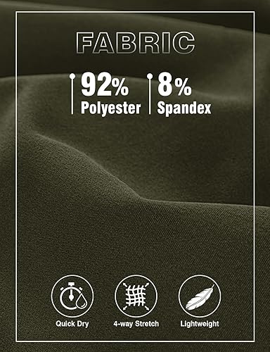 Miniatura 5 de TBMPOY Pantalones cortos de senderismo para hombre de 7 pulgadas, de secado rápido, atléticos, gimnasio, deportes al aire libre, entrenamiento,