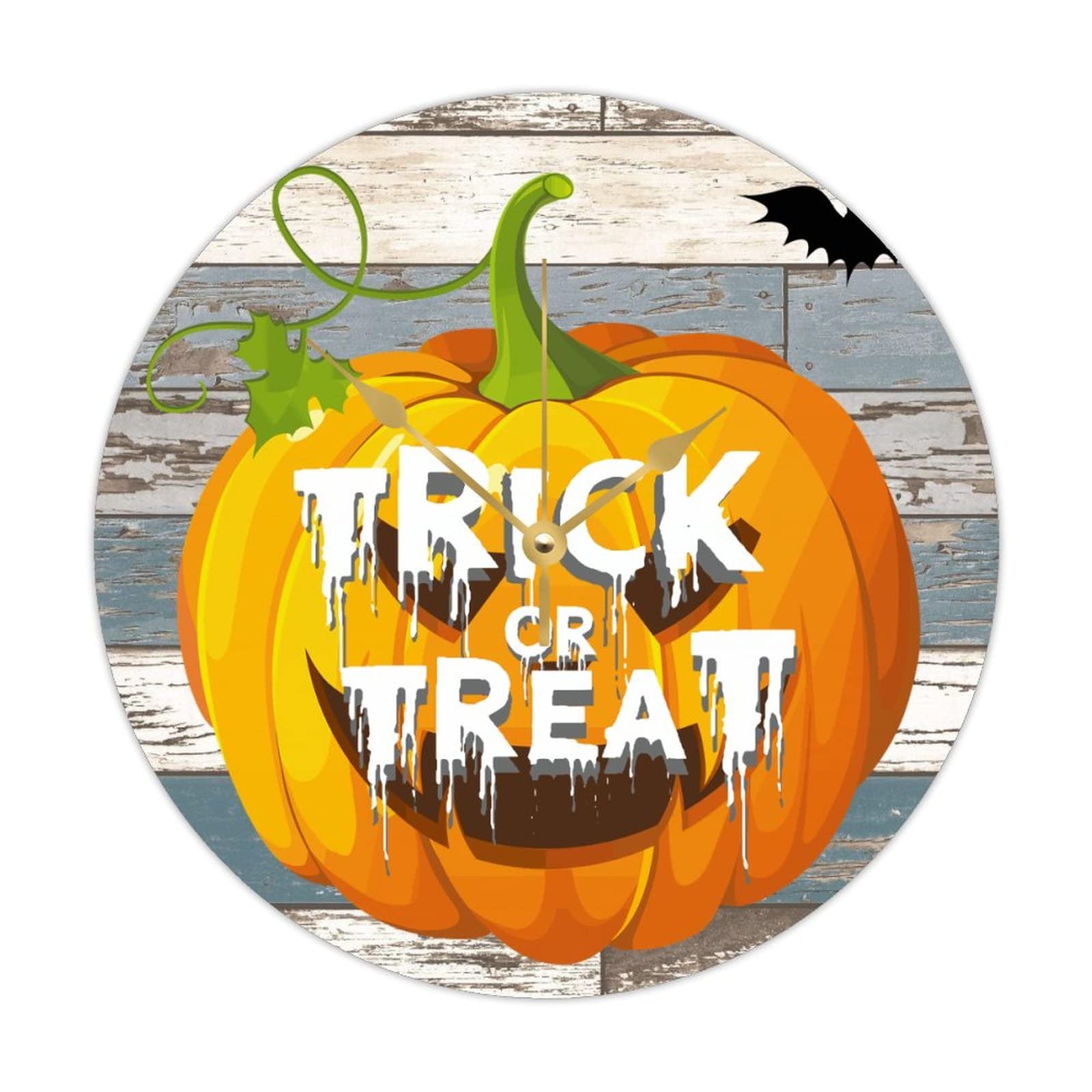 Horloges rondes en bois d'Halloween pour décorer votre cuisine en automne