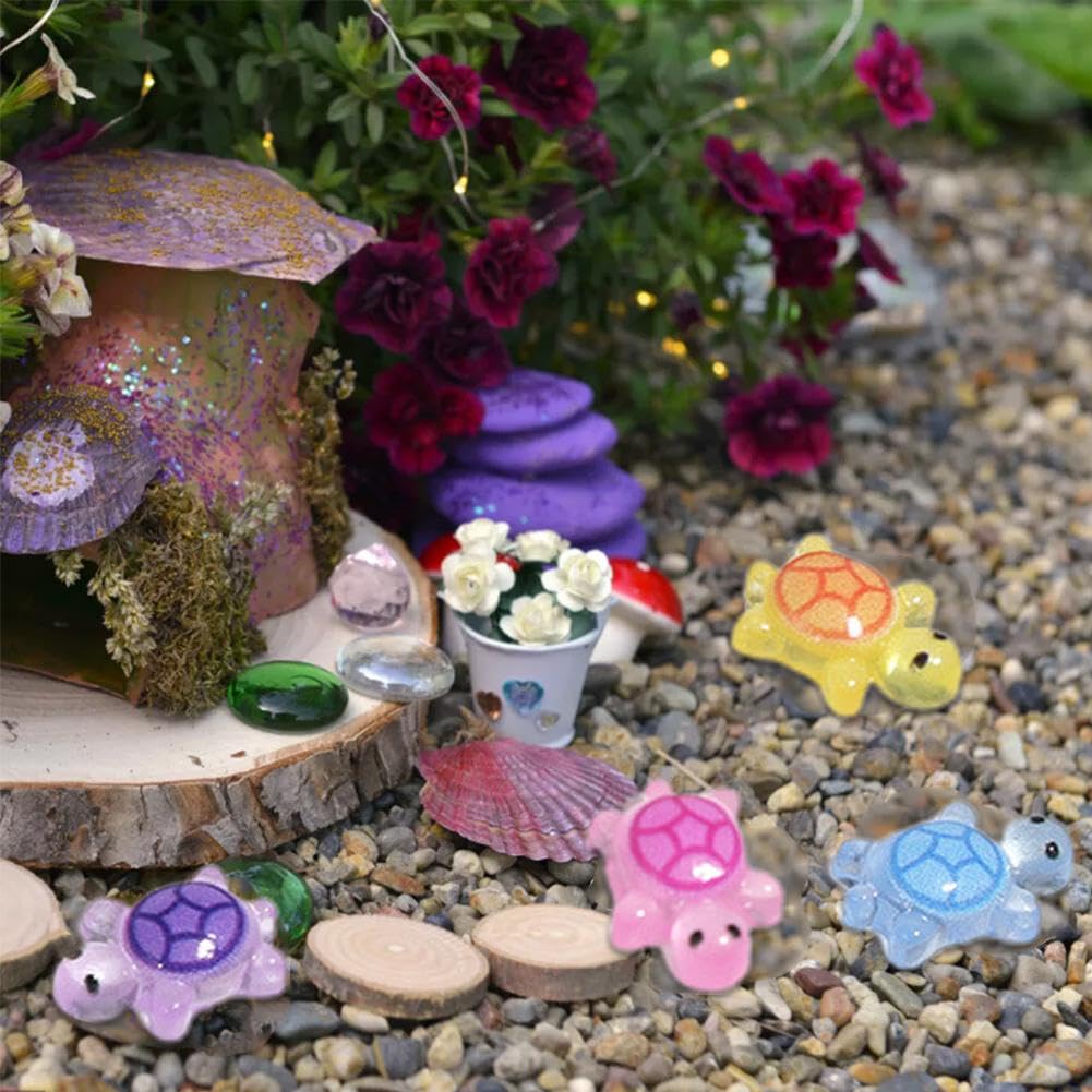 DIY Craft Supplies 200 Mini Resin Turtles With Night Glow Tiny diy-craft-supplies-200-mini-resin-turtles-with-night-glow-tiny